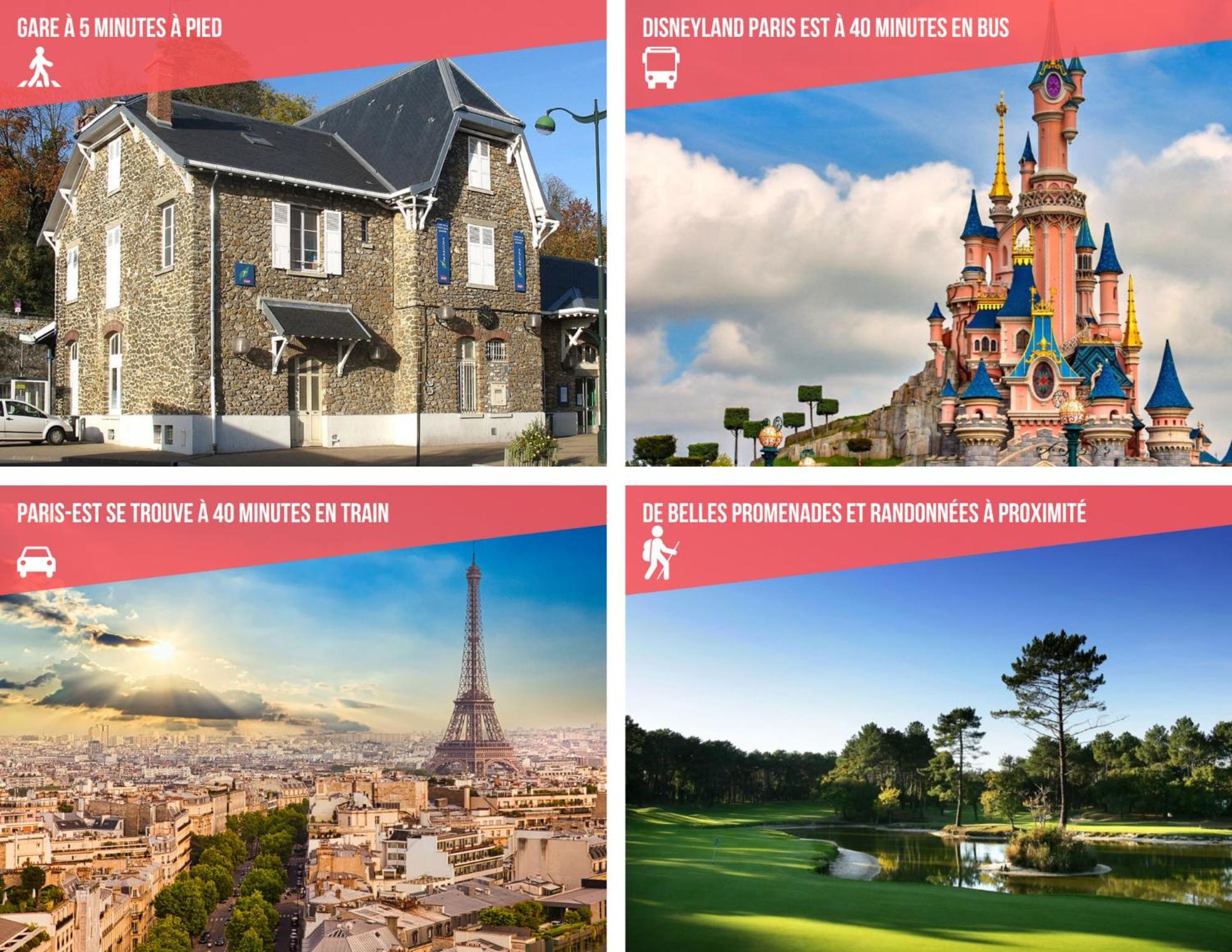 Le Cocon Douillet - 5" De La Gare - Wifi - Acces Direct Paris & Disneyland Jouarre Екстериор снимка